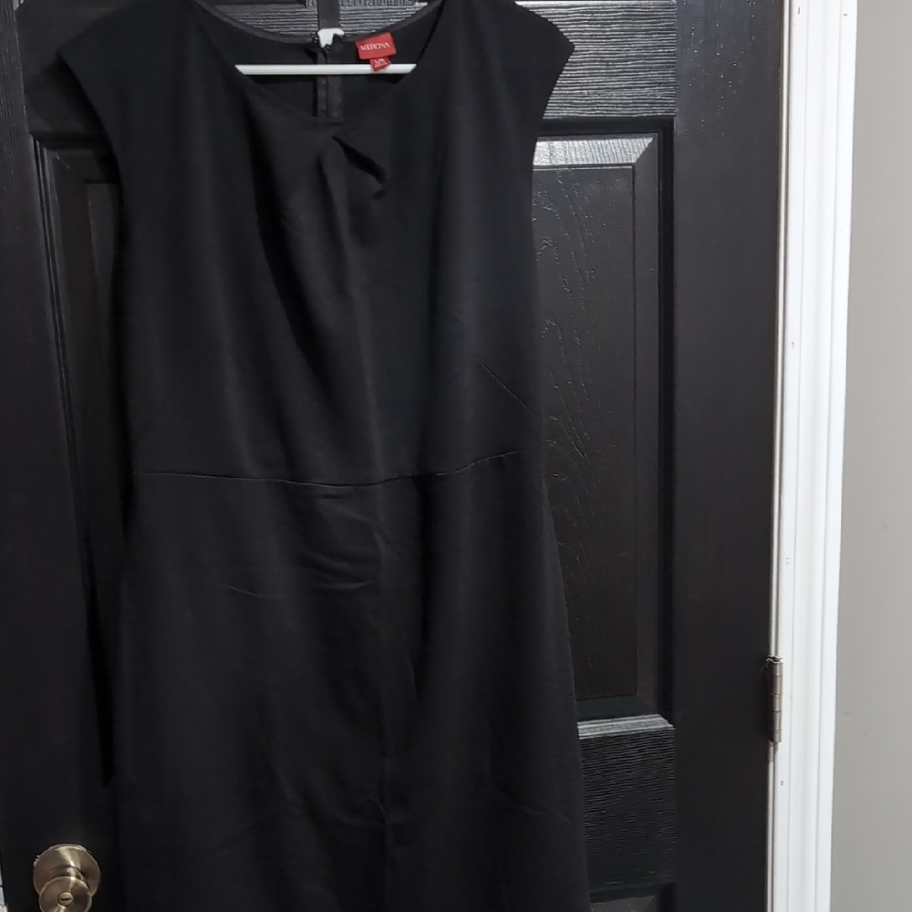 Merona Classic Black Midi Dress